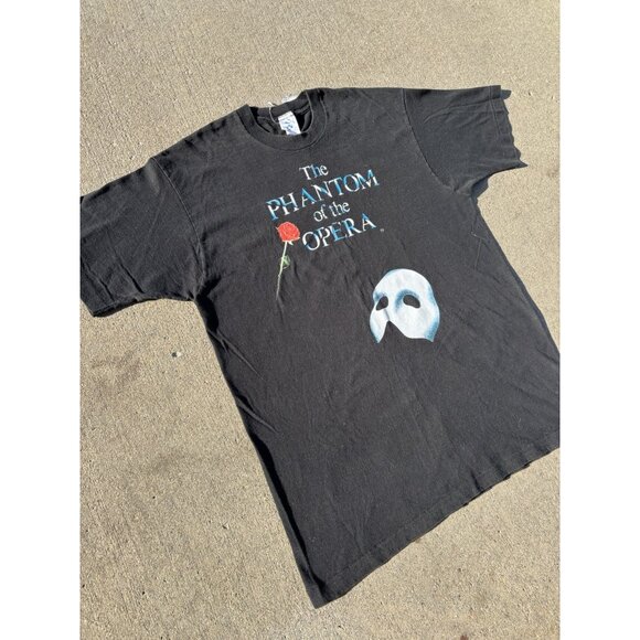 90’s The Phantom Of The Opera Graphic T Shirt Faded - Picture 2 of 7